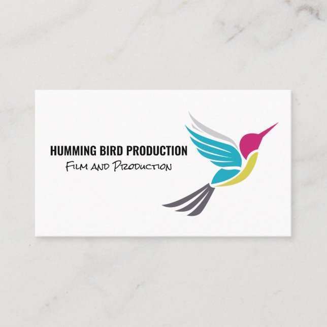 Carte De Visite Logo Humming Bird (Devant)