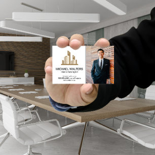 Carte De Visite Logo immobilier   Image personnalisée   Business M