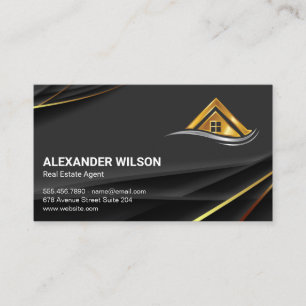 Carte De Visite Logo immobilier   Location de propriété   Développ