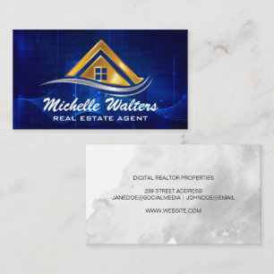 Carte De Visite Logo Immobilier Locations de Propriétés