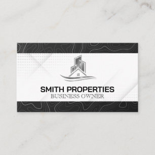Carte De Visite Logo immobilier   Propriétés