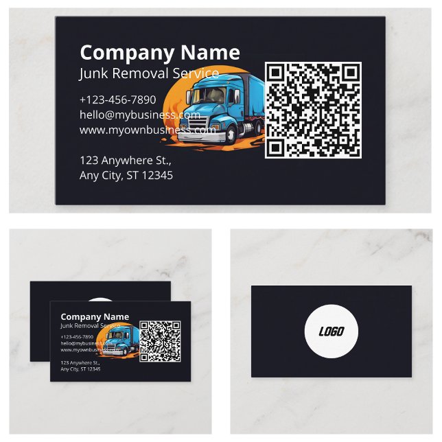 Carte De Visite Logo Junk Removal (Logo Junk Removal)