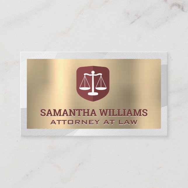 Carte De Visite Logo juridique | Avocat (Devant)