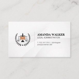 Carte De Visite Logo juridique   judiciaire   Avocat
