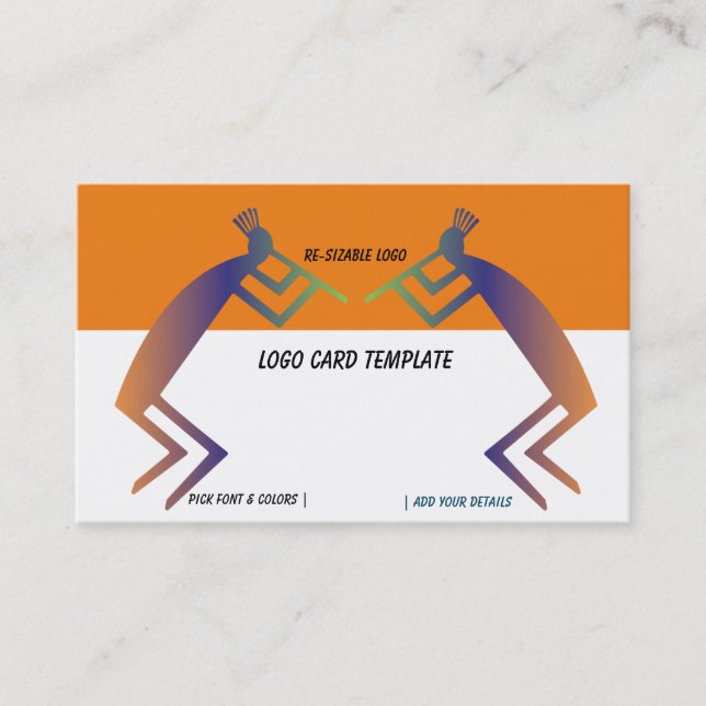 Carte de visite Logo Kokopelli (Devant)