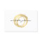 Logo Luxe Faux Gold Peint Cercle Designer