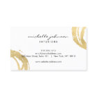 Logo Luxe Faux Gold Peint Cercle Designer