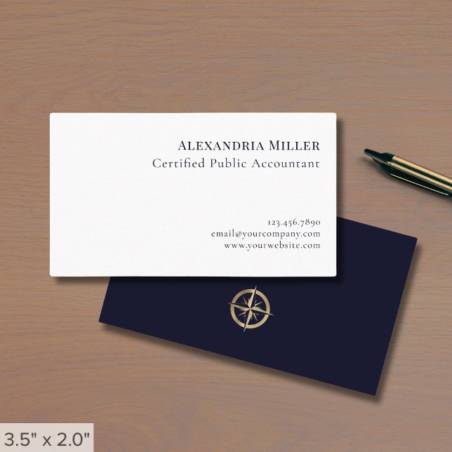 Carte De Visite Logo Luxe Moderne Simple (Créateur téléchargé)