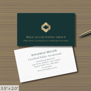 Carte De Visite Logo Luxe Simple