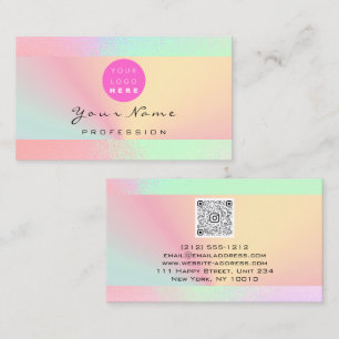 Carte De Visite Logo maquillage Artiste ongles de cheveux Boutique