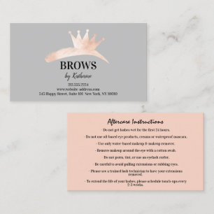 Carte De Visite Logo Micorblading Eyebrow
