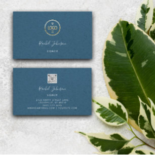 Carte De Visite Logo minimaliste Kraft Elegant Couch Therapist