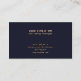 Carte De Visite Logo minimaliste moderne | Détails personnalisés