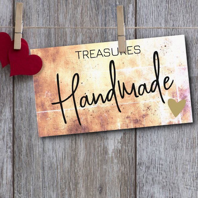 Carte De Visite Logo Modèle Artisanat artisanal Arc-en-ciel dévêtu (Créateur téléchargé)