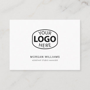 Carte De Visite Logo Moderne Minimaliste Entreprise Personnalisé
