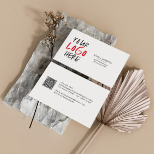 Carte De Visite Logo moderne, minime et remplaçable