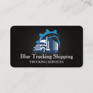 Carte De Visite Logo Mondial Corporatif de Transport Maritime par