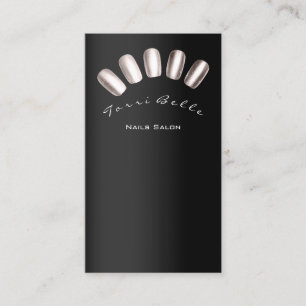 Carte De Visite Logo Nails Professionnels Manucure Pedicure Pearl