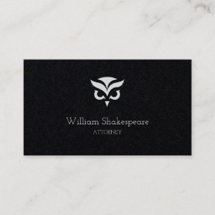 Carte De Visite Logo Owl Bird
