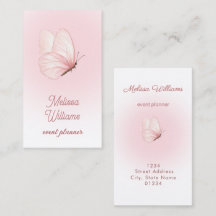 logo papillon rose dégradé rose