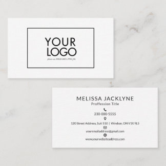 Carte De Visite Logo personnalisé