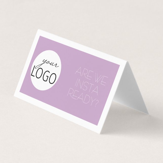 Carte De Visite Logo personnalisé Barista Eatery Chic Social Media (Devant)