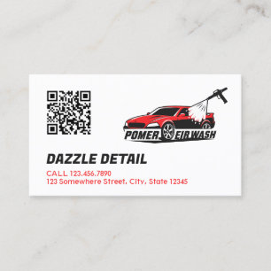 Carte De Visite Logo personnalisé de detailing de voiture
