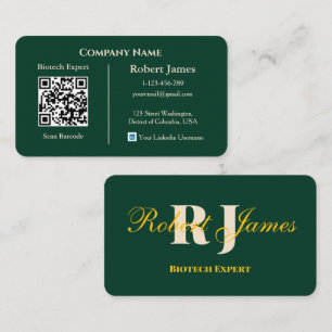 Carte De Visite Logo personnalisé de haute qualité pour employés d