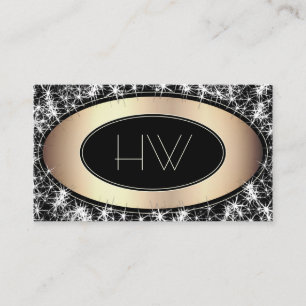 Carte De Visite Logo personnalisé lamoureux paillettes étoiles ten