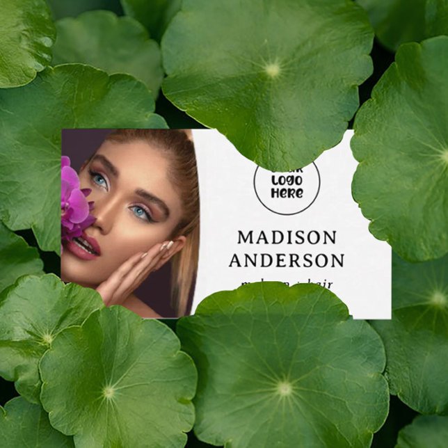 Carte De Visite Logo personnalisé, maquillage professionnel QR Cod (Créateur téléchargé)