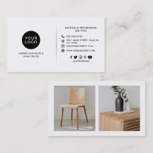 Logo personnalisé moderne, 2 photos de produit et 