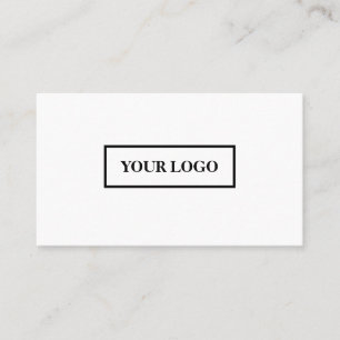 Carte De Visite Logo personnalisé professionnel