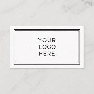 Carte De Visite Logo personnalisé professionnel  Simple et minima