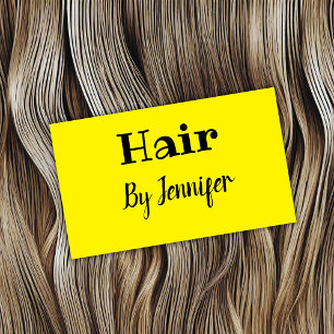 Carte De Visite logo personnalisé simple et minimaliste coiffeuse