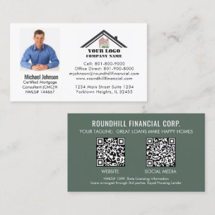 Carte De Visite Logo photo de crédit hypothécaire professionnel Co