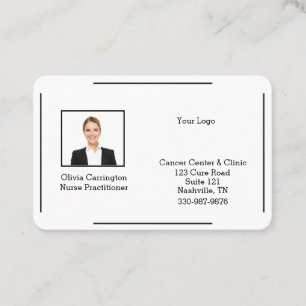Carte De Visite Logo Photo Personnalisé Professionnel Simple voitu