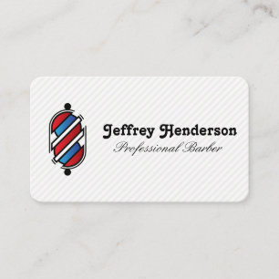 Carte De Visite Logo Poteau de Barbier
