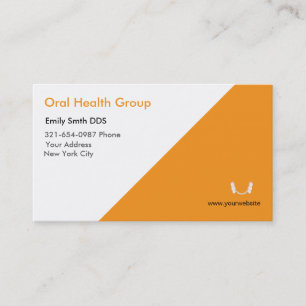 Carte De Visite Logo pour dentiste