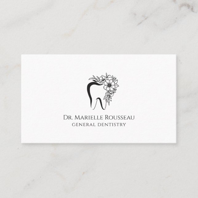 Carte De Visite Logo pour dentiste (Devant)