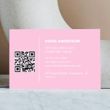 Logo professionnel Bold Pink Qr Code
