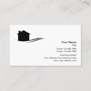 Carte De Visite Logo professionnel Immobilier