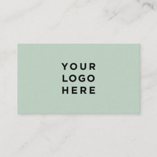 Carte De Visite Logo Professionnel Minimaliste Entreprise Sage Gre