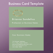 Logo Professionnel Vert Sauge Minimaliste Moderne