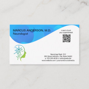 Carte De Visite Logo Psychologie de l'esprit   Science de la santé