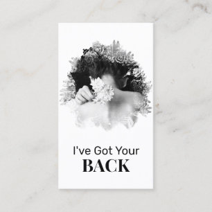 Carte De Visite *~* Logo QR Chiropractor Chiropratique Spa Photo