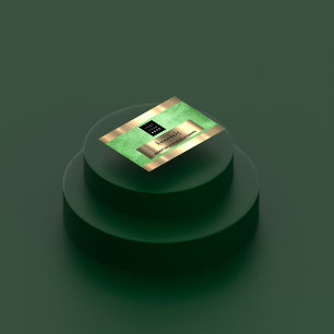 Carte De Visite Logo QR CODE personnalisé Citron vert