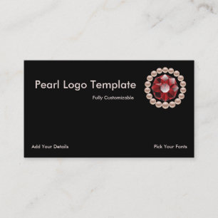 Carte De Visite Logo Ruby et Pearl