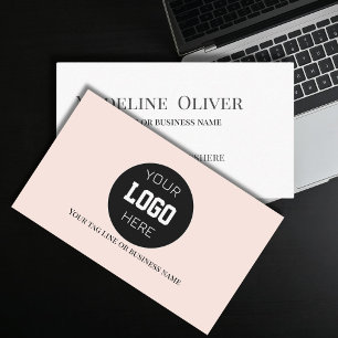 Carte De Visite Logo Simple Blush Modern