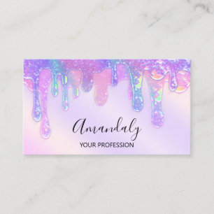 Carte De Visite Logo Soap Holographe Cosmétique Holographe ongles