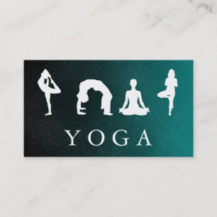 Carte De Visite Logo Soft Élégant Yoga Soaling Health